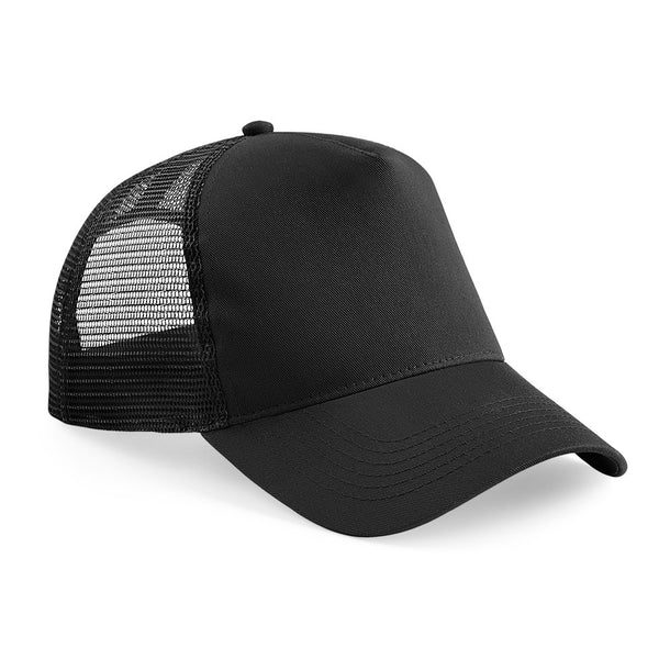 Black Mesh Trucker Cap as worn by Justin