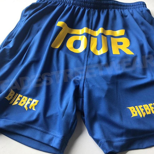 Bieber Tour - Sport shorts - ROYAL BLUE