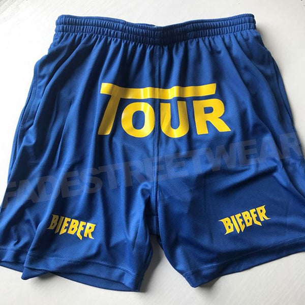 Bieber Tour - Sport shorts - ROYAL BLUE