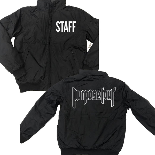 STAFF Purpose Tour Bomber Jacket - Black