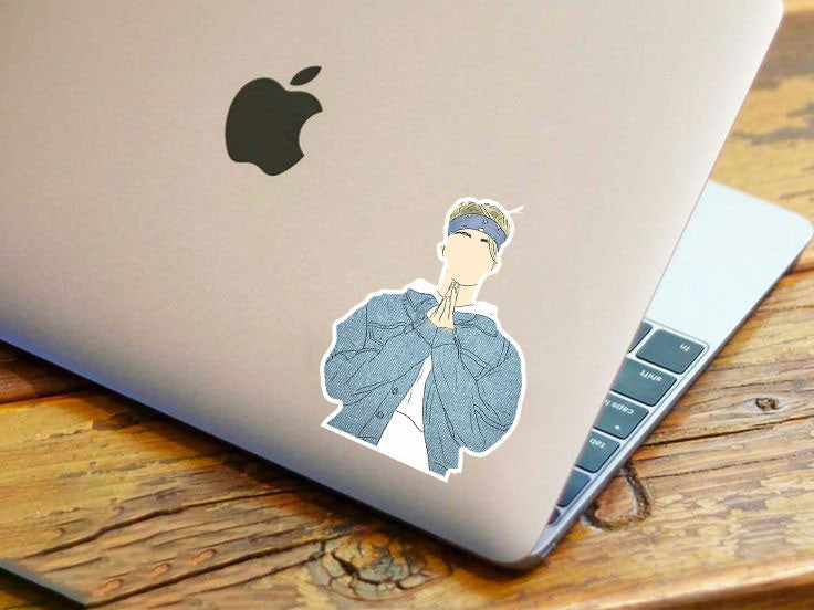 Bieber Denim Shirt Sticker