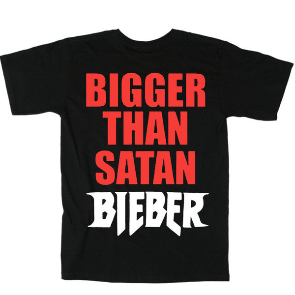 Bigger Than Satan Black Short Sleeve t-shirt