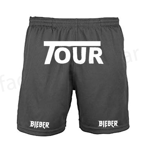 Copy of Bieber Tour - Sport shorts - BLACK