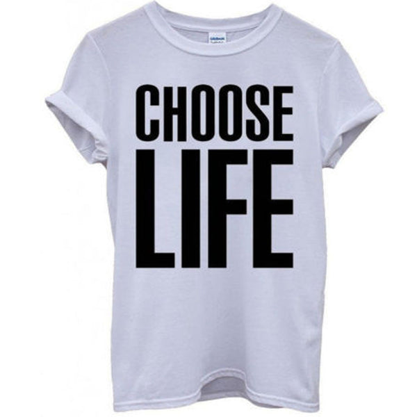 CHOOSE LIFE Wham! White T-Shirt