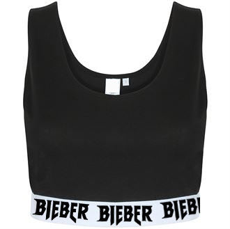 Bieber repeating logo FASHION CROP TOP