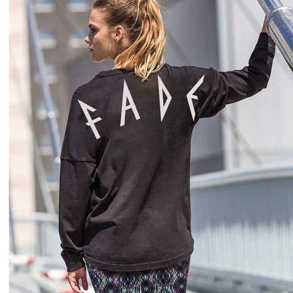 F A D E Drop shoulder long sleeve tee