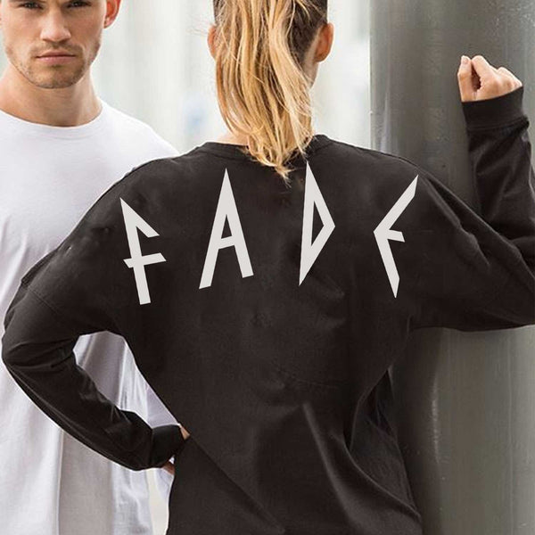 F A D E Drop shoulder long sleeve tee