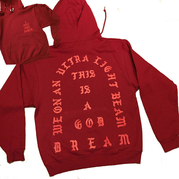 Ultralight Beam TLOP Red Hoodie