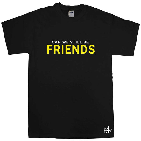 FADE FRIENDS Design Black T-Shirt