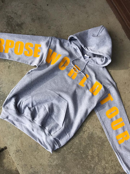 PURPOSE WORLD TOUR Stadiums Grey - Hoodie