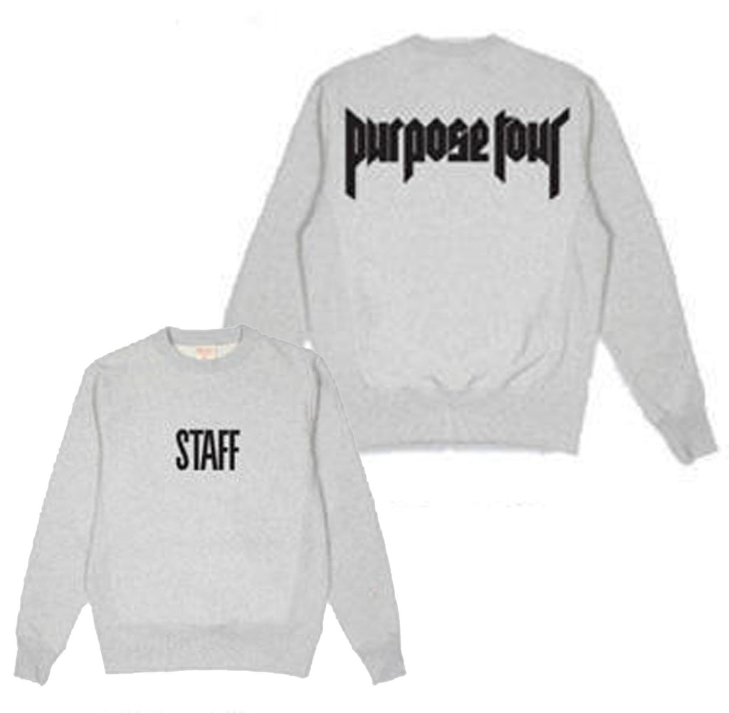 STAFF Purpose Tour - GREY SWEATSHIRT