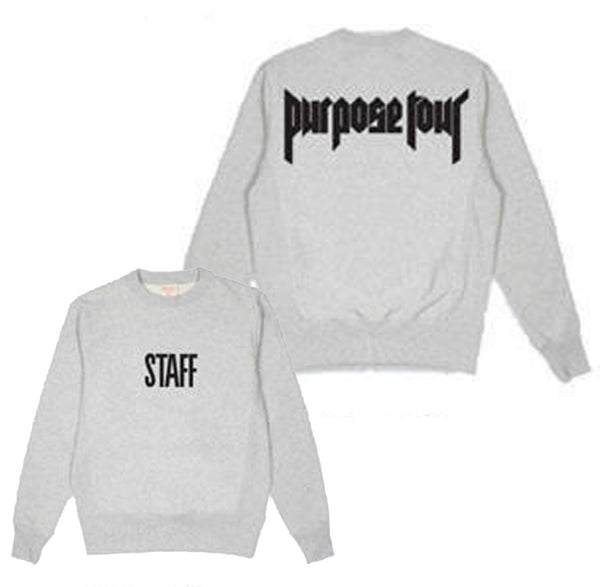 STAFF Purpose Tour - GREY SWEATSHIRT