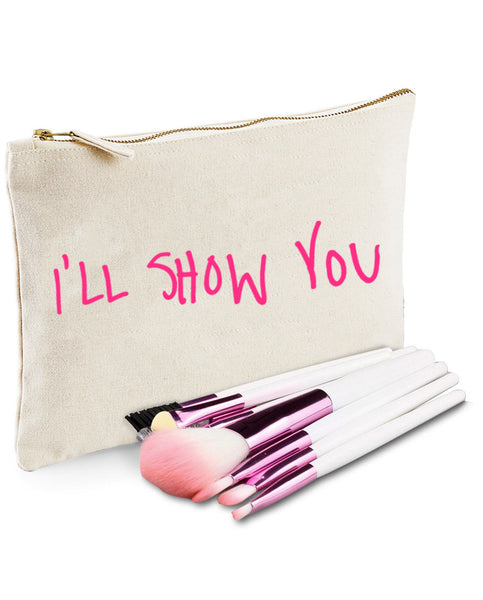 I'll Show You - Natural Make Up/Cosmetic Bag.