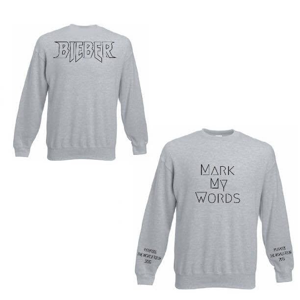 ATLBIEBUR designs MARK MY WORDS - Grey Sweatshirt