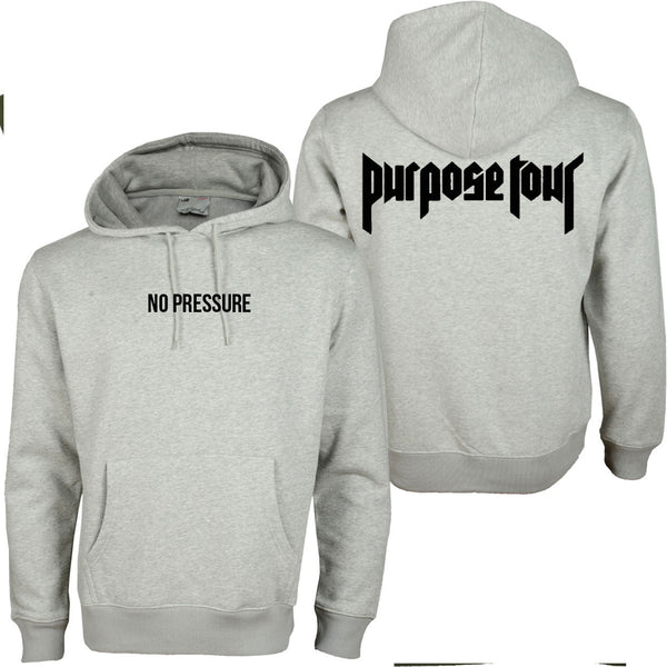 No Pressure Purpose Tour Grey Hoodie