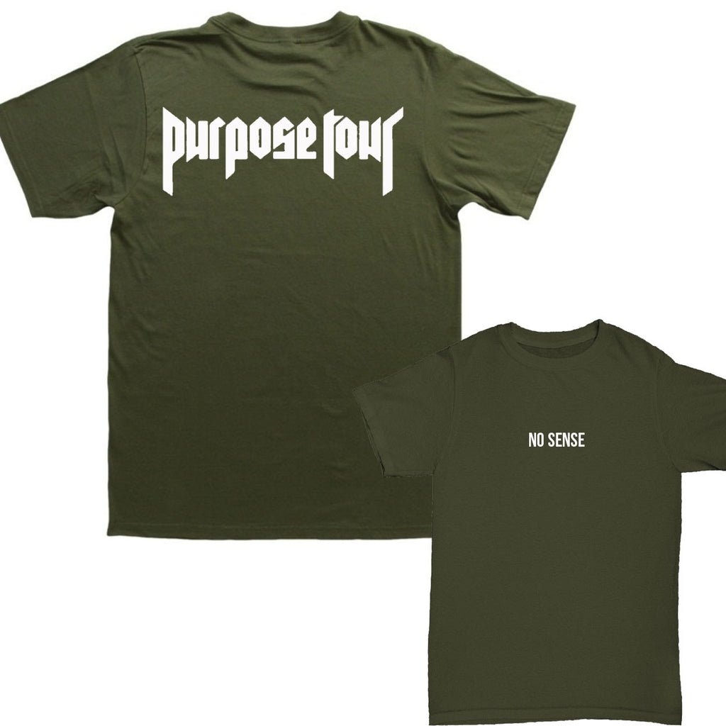 No Sense Military Green Short Sleeve t-shirt