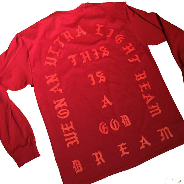 Ultralight Beam TLOP Red Long Sleeve t-shirt