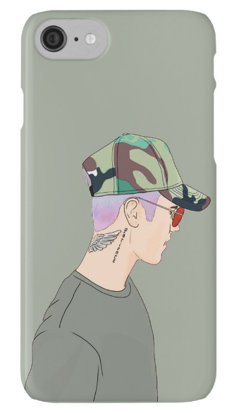 Outlyning designs - Bieber Drawing Phone Case