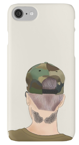 Outlyning designs - Bieber Drawing Back Cap Phone Case