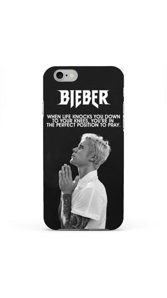 @FACTJDB design -When life knocks you down, perfect position to pray Phone Case