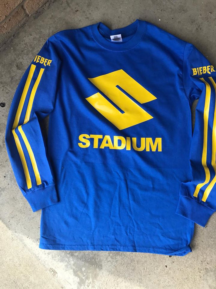 STADIUM TOUR NEW Blue/Yellow Long Sleeve shirt