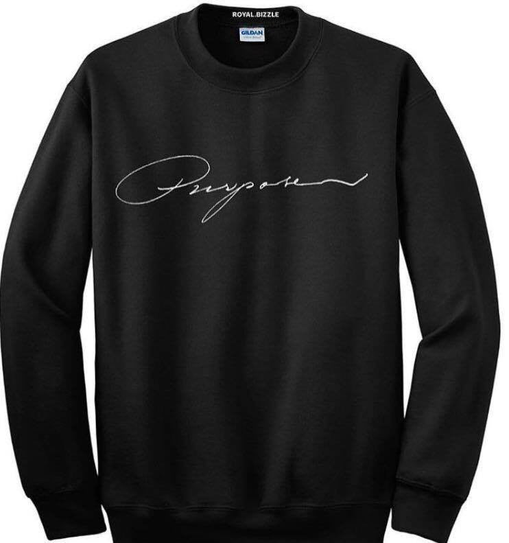 Royal.Bizzle Designs Purpose Black Sweatshirt