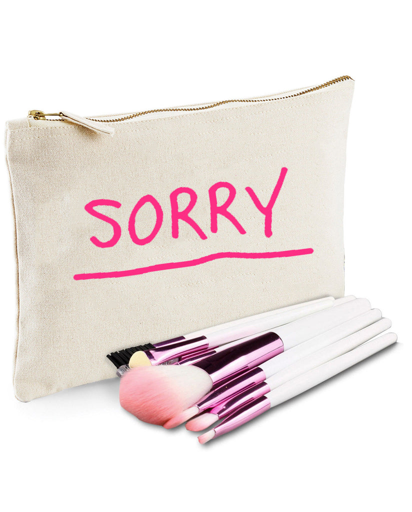 Sorry - Natural Make Up/Cosmetic Bag.