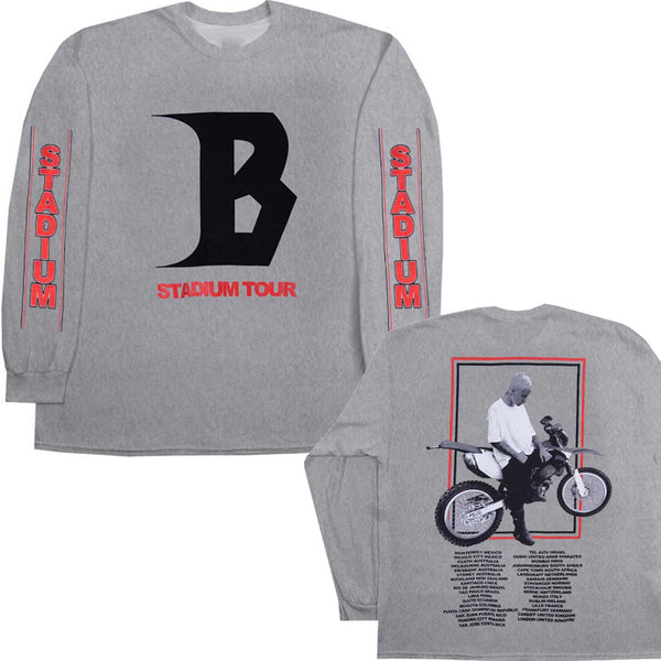 STADIUM Tour Dirtbike graphic  - GREY SWEATSHIRT