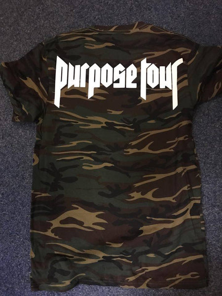 Camouflage Purpose The World Tour Green Camo t-shirt