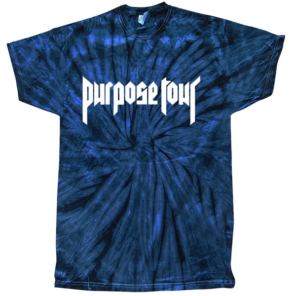 Purpose Tour Blue Tie-Dye Short Sleeve t-shirt