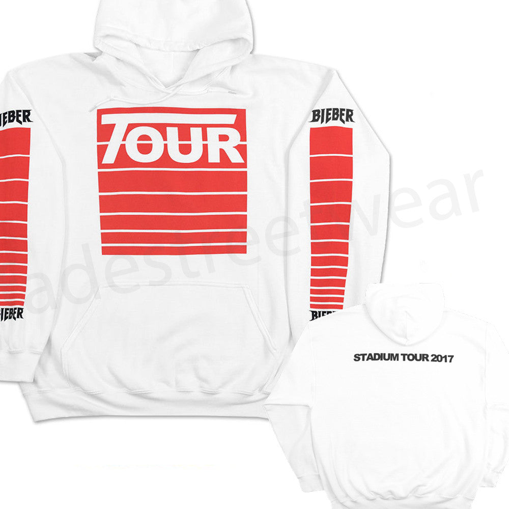 STADIUM Tour Moto - White Hoodie NEW