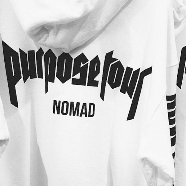 Purpose Tour White Hoodie- Toronto CANADA. Now Playing