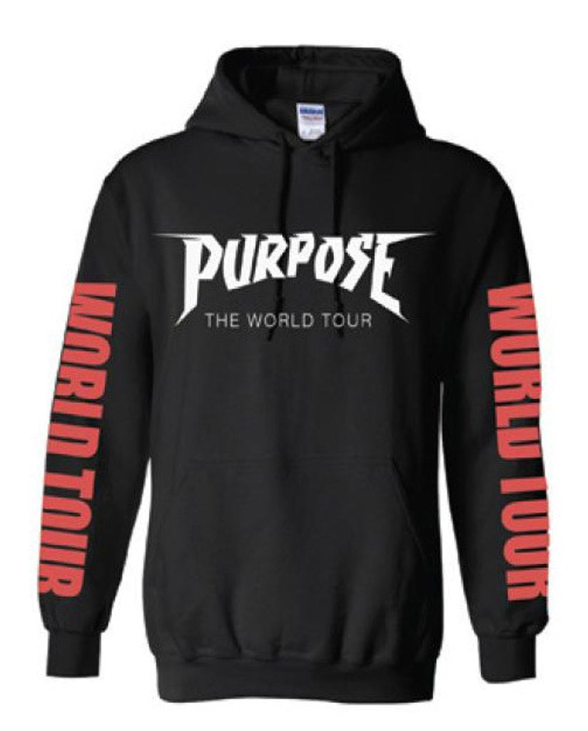 Purpose The World Tour Black Hoodie