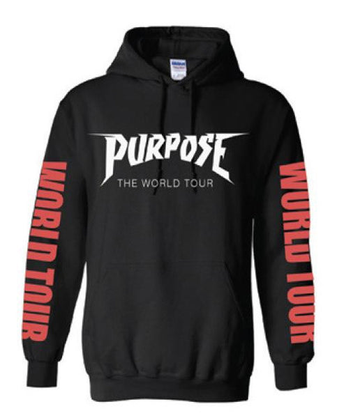 Purpose The World Tour Black Hoodie