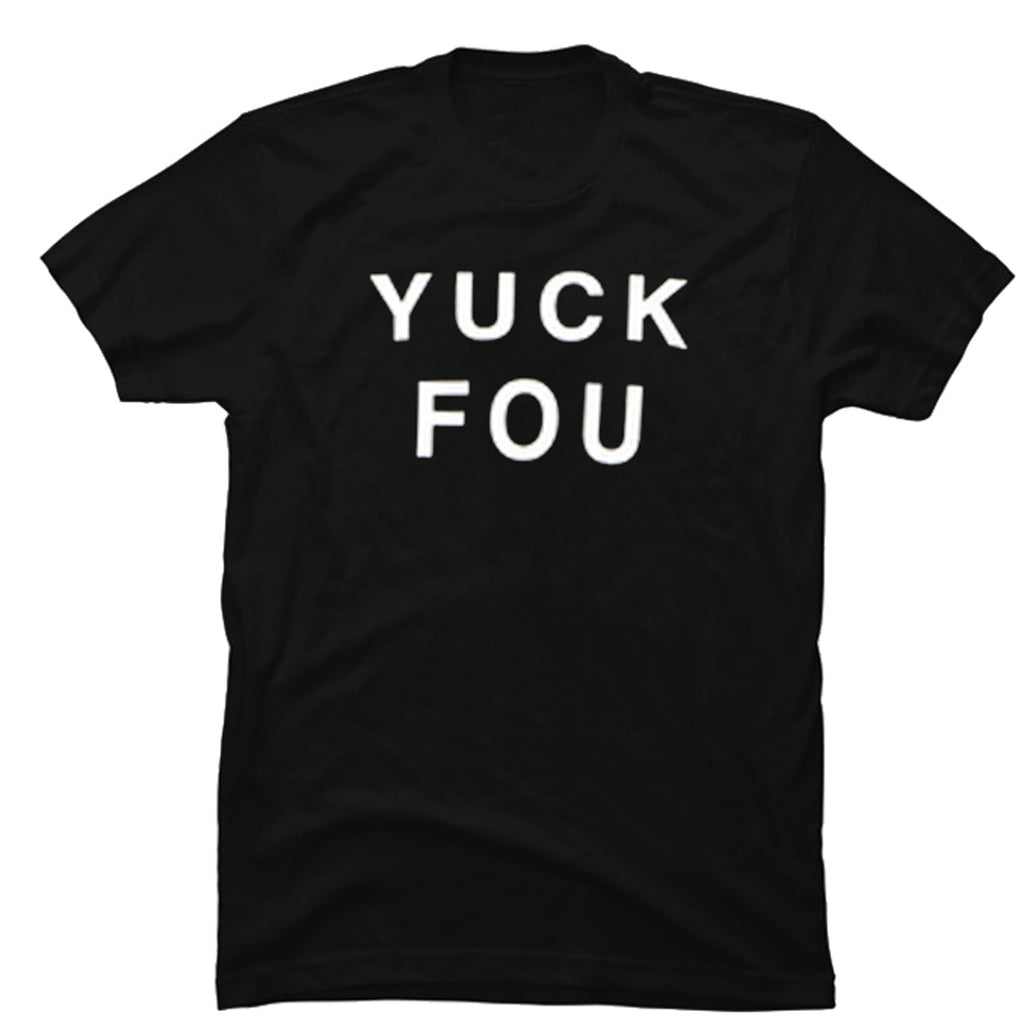 YUCK FOU Black T-Shirt